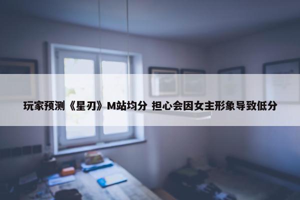 玩家预测《星刃》M站均分 担心会因女主形象导致低分