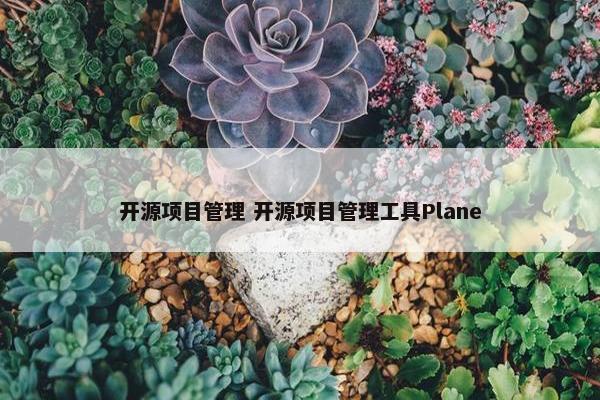 开源项目管理 开源项目管理工具Plane