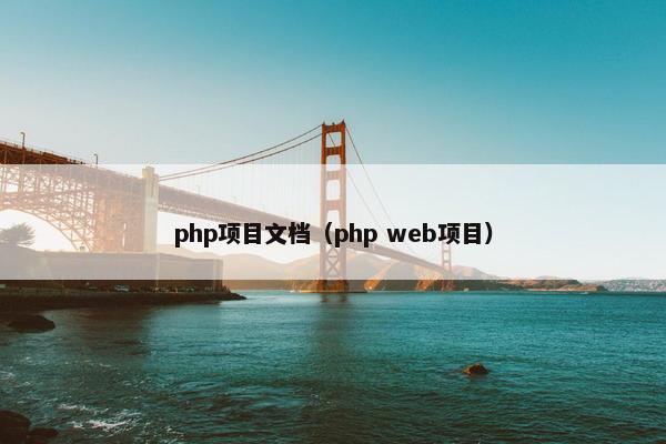 php项目文档（php web项目）