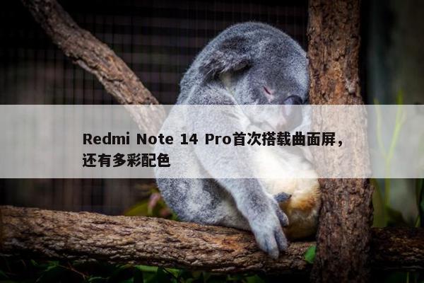 Redmi Note 14 Pro首次搭载曲面屏，还有多彩配色